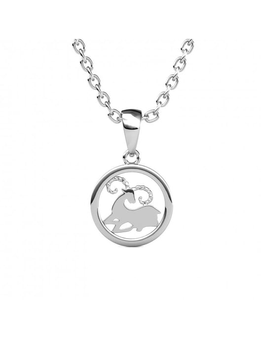 Colgantes del Zodíaco Aries - Plata y Cristal - Image 4