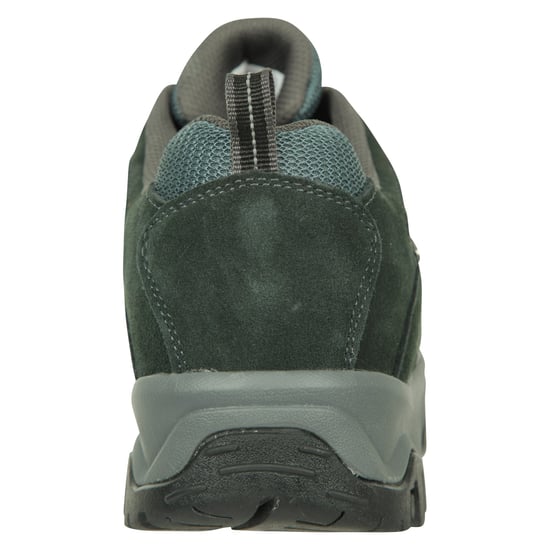 Mountain Warehouse Mens Voyage Suede Waterproof Walking Shoes (Black) - Image 2