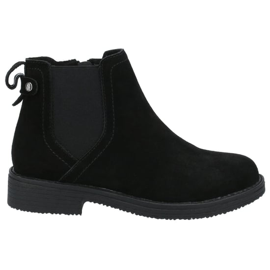 Hush Puppies Maddy Wide Suede Women's Black Boots - Image 4