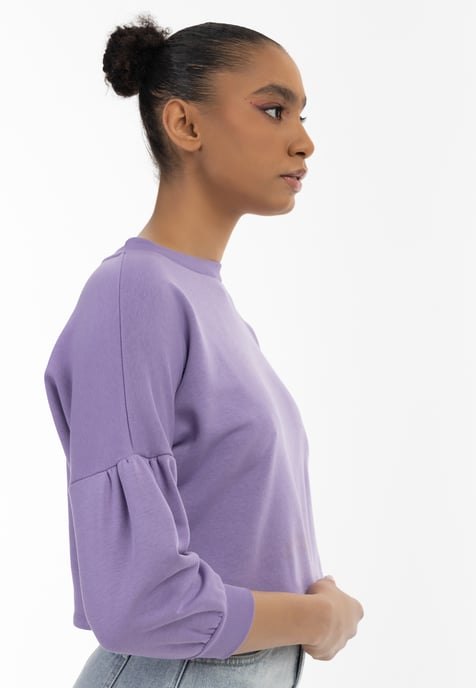 Mymo Sweatshirt women lilac - Image 5