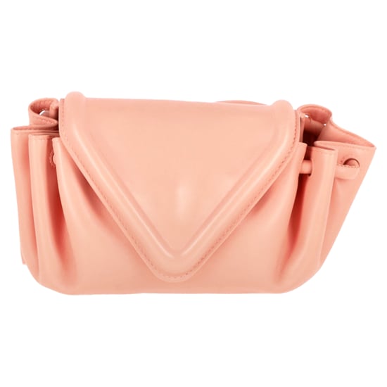 Bottega Veneta Small Beak Crossbody Bag in Pink Leather - Image 1
