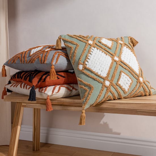 furn. Cojín con Borlas Tufted Aquene - Image 5