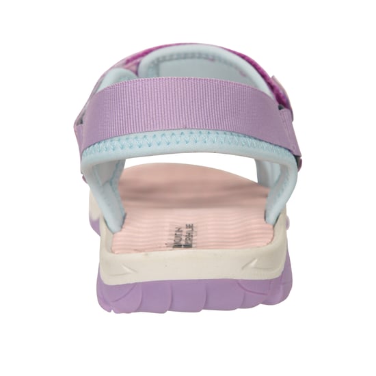 Mountain Warehouse Childrens/Kids 3 Touch Fastening Strap Sandals (Purple) - Image 2