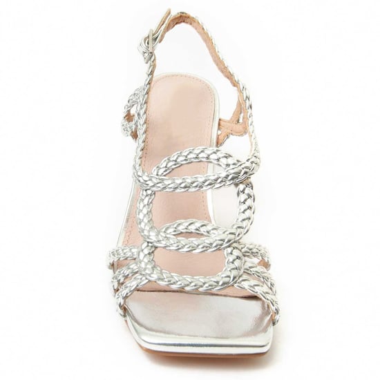 Sandalía de Tacón Montevita Sandal21 en Plata - Image 4