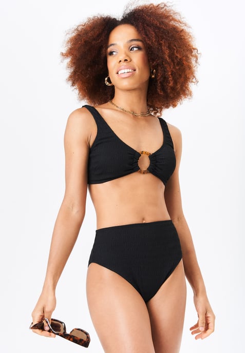 Braguita de bikini texturizada de cintura alta - Image 3