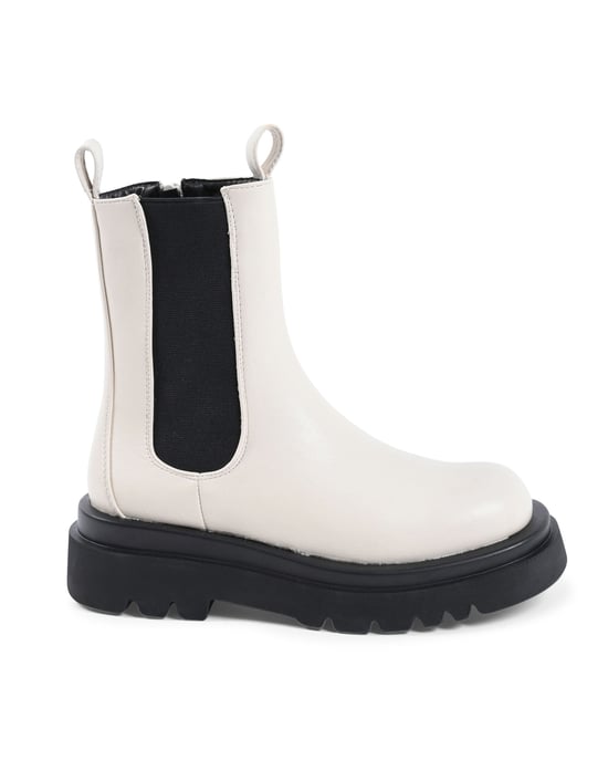 19V69 Italia Womens Ankle Boot Beige
