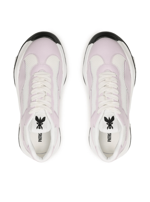 Patrizia Pepe Zapatillas de mujer Blanco, Violeta - Image 4