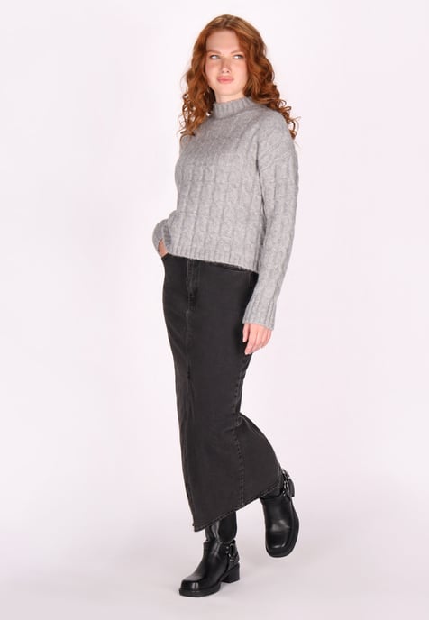 Dreimaster Pullover women Grey melange - Image 2