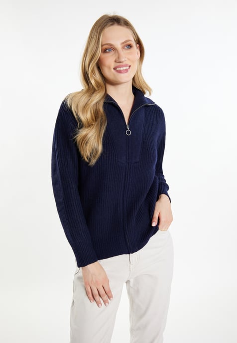 Dreimaster Cardigan women marine - Image 3