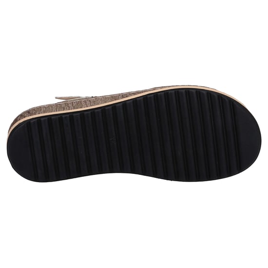 Hush Puppies Womens/Ladies Ellie Leather Sandals (Gold) - Image 4