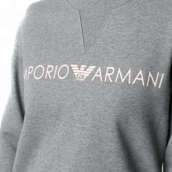 Sudadera clásica con logotipo GA para mujer de Emporio Armani - Image 2