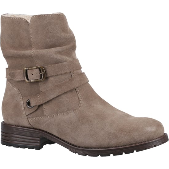 Hush Puppies Piper Leather Women's Taupe Boots - Image 1