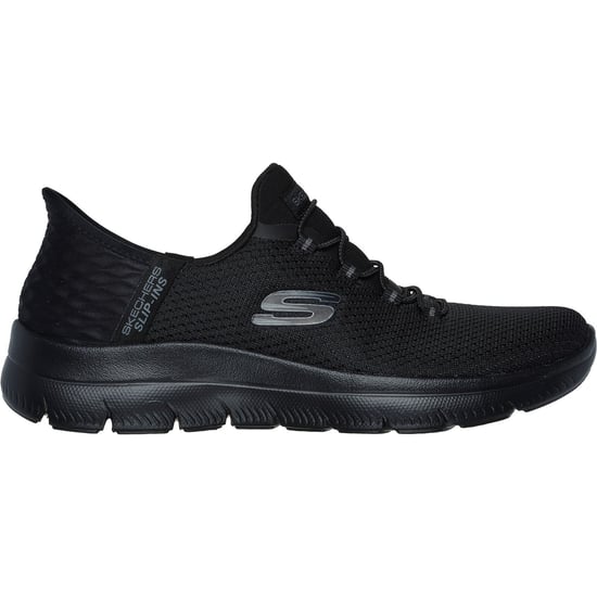 Skechers Summits - Diamond Dream Textile Women's Black Trainers - Image 5