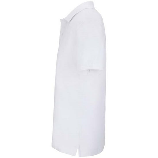 SOLS Unisex Adult Pegase Pique Polo Shirt (White) - Image 3