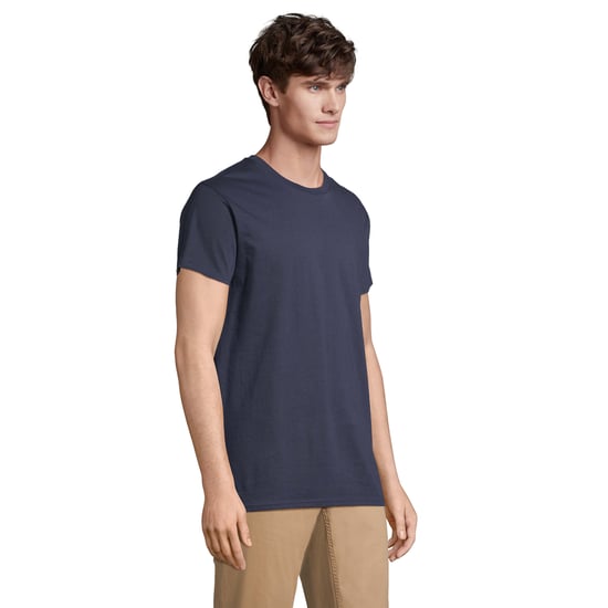 SOLS Mens Pioneer Organic Cotton T-Shirt (French Navy) - Image 3
