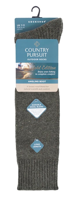 COUNTRY PURSUIT - Calcetines de pescador para hombre, gruesos, para exterior, hasta la rodilla - Image 2
