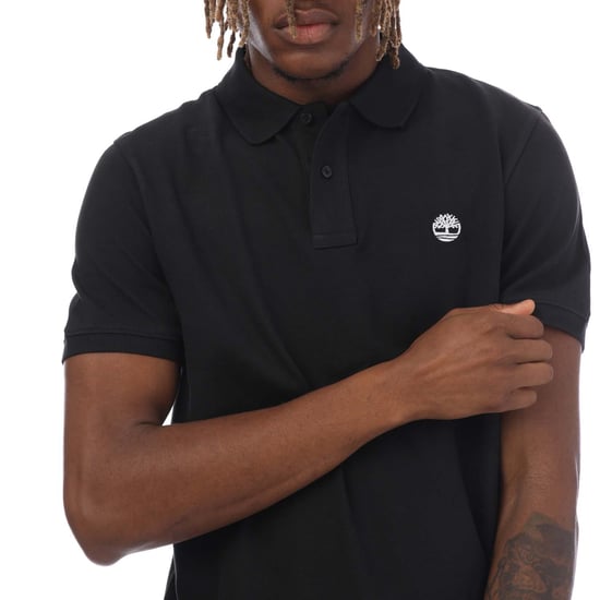 Camisa Polo Pique Millers River para Hombre de Timberland en Negro - Image 3