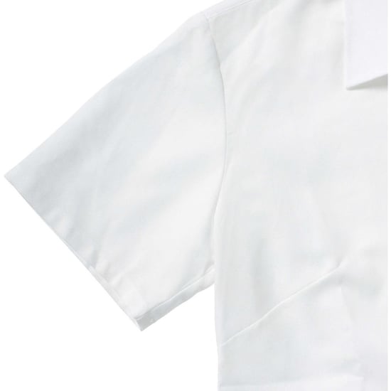 Russell Collection Ladies/Womens Short Sleeve Easy Care Oxford Shirt (White) - Image 4