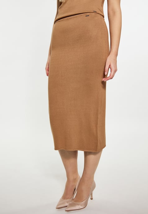 Dreimaster Skirt women camel - Image 3