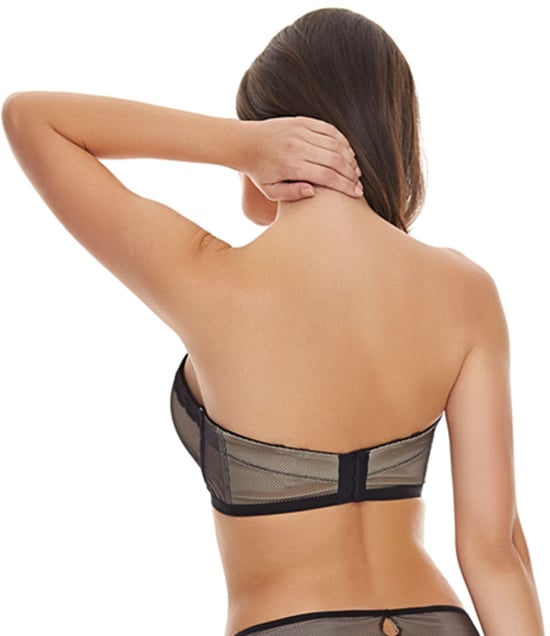 Idol Allure Moulded Strapless Bra Black