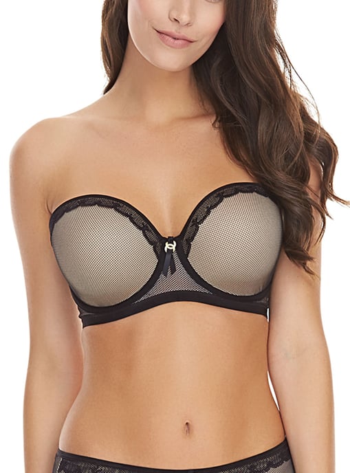 Idol Allure Moulded Strapless Bra Black