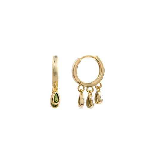 Pendientes Luxenter Atzul acabados en oro 18k - Image 1