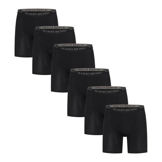 Mario Russo 6-Pack long fit Boxers Negro - Image 1