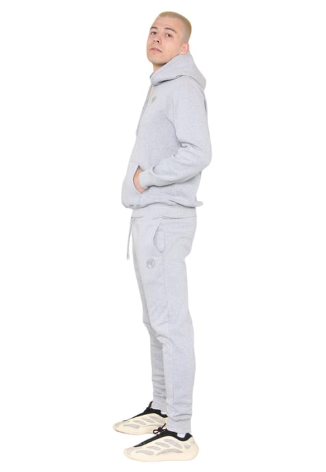 Chándal con capucha y jersey para hombre MYT en gris - Image 3