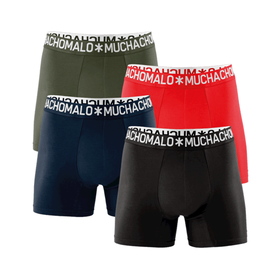 Muchachomalo Men's Boxer Shorts - 4 Pack - Men's Underpants