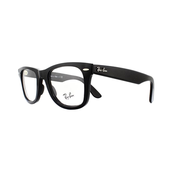 Montura de Gafas Ray-Ban Square Negra Unisex para Mujeres - Image 2