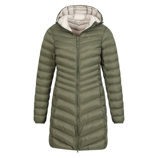 Mountain Warehouse Womens/Ladies Florence Long Padded Jacket (Khaki) - Image 4