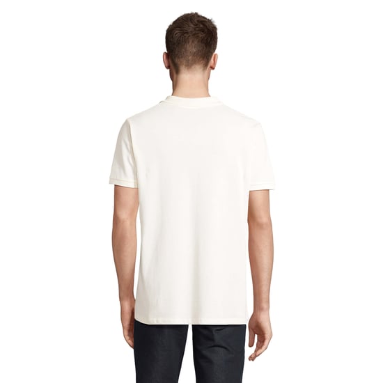 SOLS Mens Planet Polo Shirt (Off White) - Image 2
