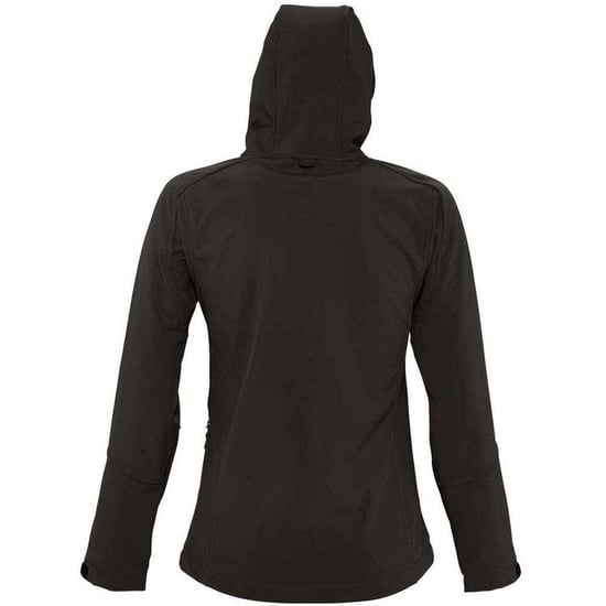 SOLS Womens/Ladies Replay Soft Shell Jacket (Black) - Image 2