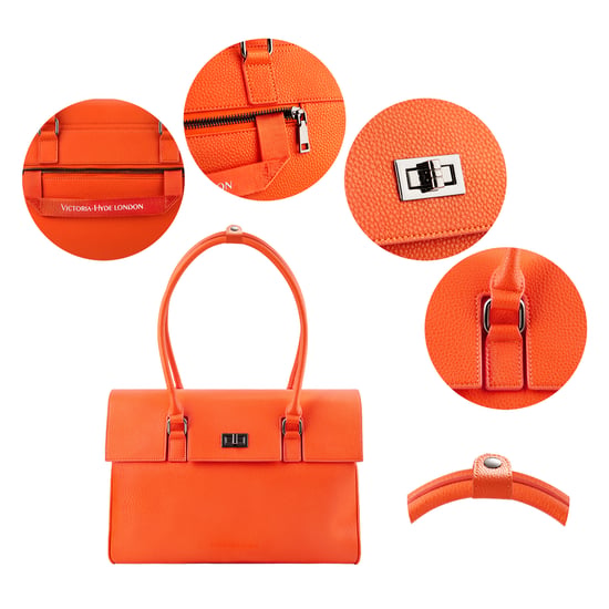 Victoria Hyde Woman handbag Business bag Travel bag in Orange - Image 5