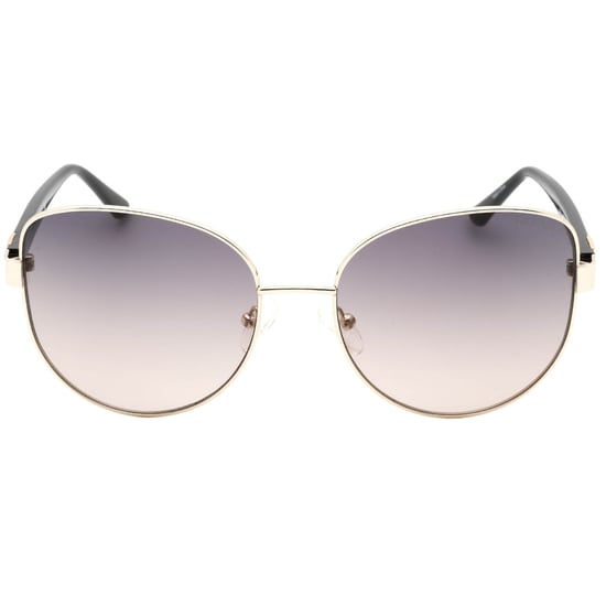 Gafas de sol Guess con lentes ahumados en degradado y montura dorada - Image 1