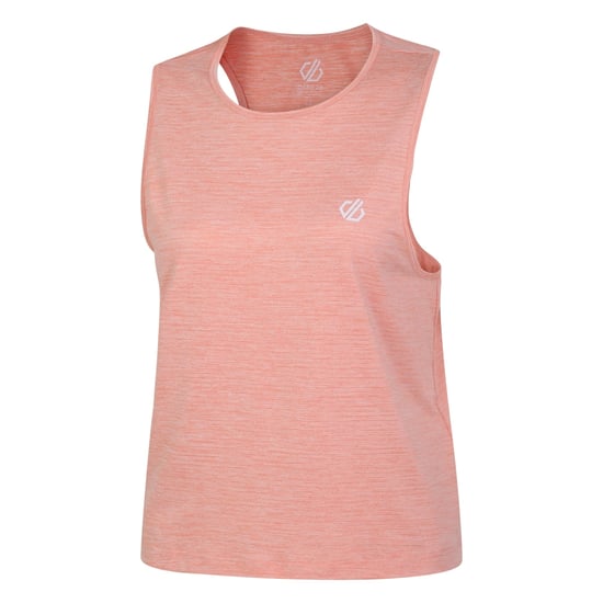 Dare 2B Womens/Ladies Meditate Marl Crop Top (Apricot Blush)
