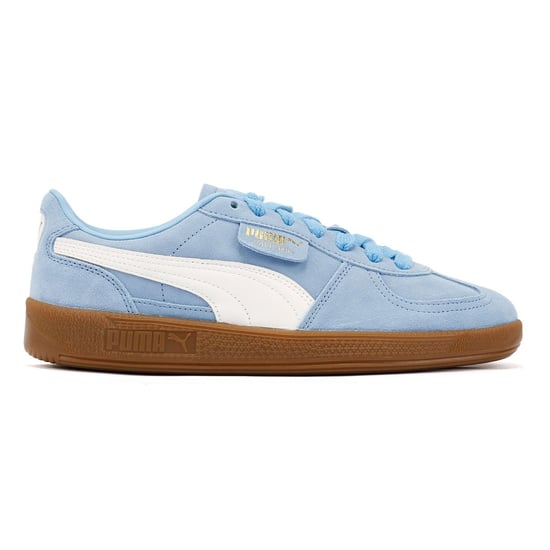 Zapatillas Puma Palermo de Cuero Azul Claro/Blanco - Image 5