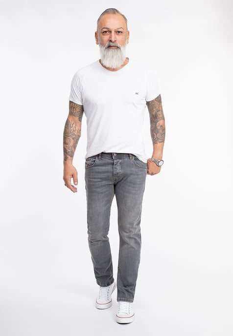 Rock Creek Jeans Straight Leg Grau - Image 4