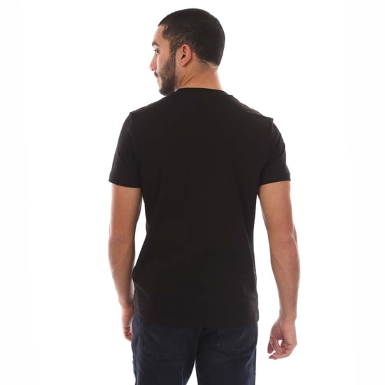 Camiseta negra con diseño circular descolorido en rosa Diesel - Image 2
