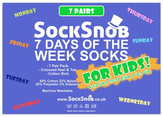 Calcetines Días de la Semana | 7 Pares | Para Niños y Niñas - Image 2