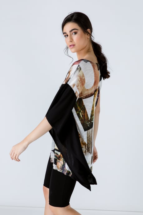 Túnica de Estampado Asimétrico - Image 3