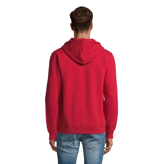 SOLS Mens Spike Full Zip Hoodie (Red) - Image 2