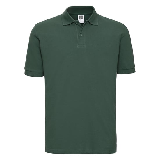 Russell Mens Classic Cotton Polo Shirt (Bottle Green) - Image 1