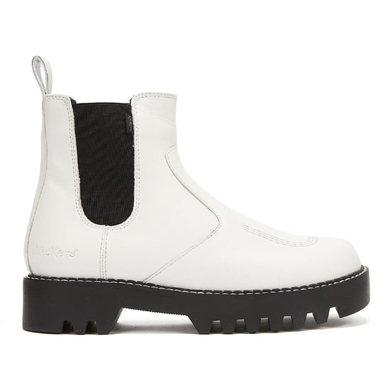 Patadas Kizziie Chelz Botas blancas para mujer - Image 5