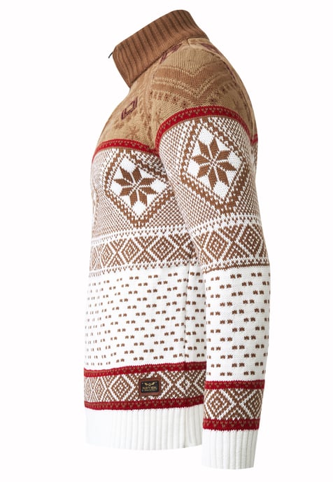 Rusty Neal Noorse Trui Beige - Image 3