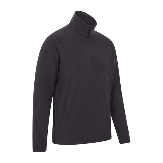 Mountain Warehouse Mens Camber II Half Zip Fleece Top (Black) - Image 2