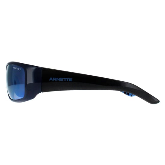 Arnette Rectangle Mens Dark Blue Dark Grey Mirror Water Polarized Hot Shot AN4182 - Image 2