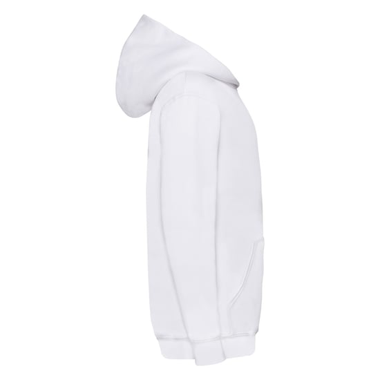 Fruit Of The Loom Childrens Unisex Hooded Sweatshirt / Hoodie (White) - Image 2