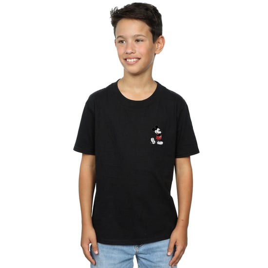 Disney Boys Mickey Mouse Kickin Retro Chest T-Shirt (Black) - Image 2