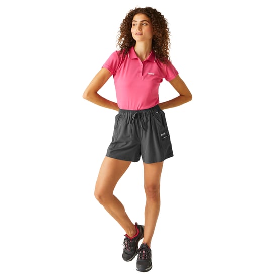 Regatta Womens/Ladies Travel Light Packaway Shorts (Seal Grey) - Image 4